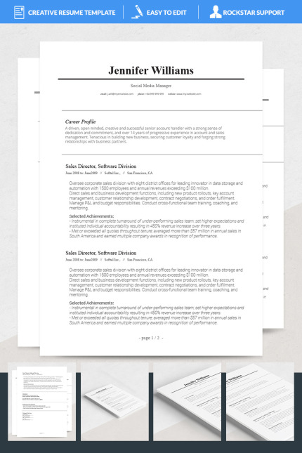 Kit Graphique #69193 Teacher Resume Divers Modles Web - Logo template Preview