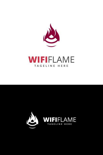 Kit Graphique #69217 Wifi Flame Divers Modles Web - Logo template Preview