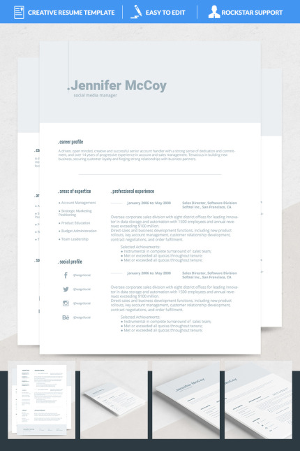 Kit Graphique #69233 Teacher Resume Divers Modles Web - Logo template Preview