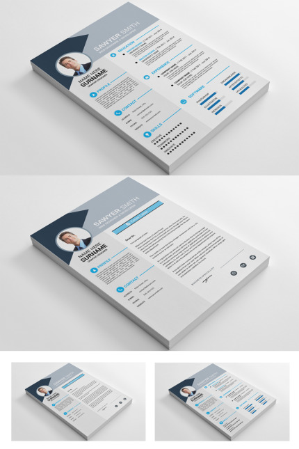 Kit Graphique #69251 Creative Resume Divers Modles Web - Logo template Preview