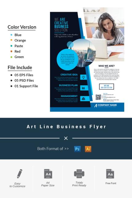 Kit Graphique #69295 Flyer Corporate Divers Modles Web - Logo template Preview