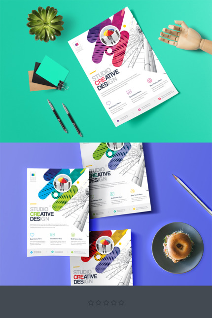 Kit Graphique #69302 Flyer Corporate Divers Modles Web - Logo template Preview