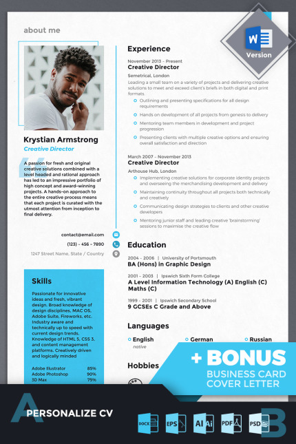 Kit Graphique #69454 Resume Creative Divers Modles Web - Logo template Preview
