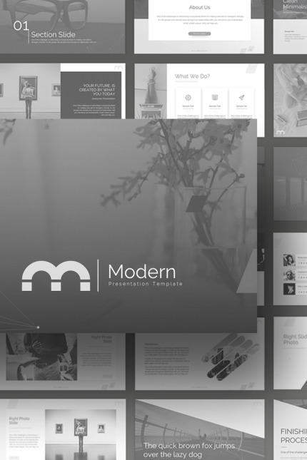 Kit Graphique #69694 Modern Powerpoint Divers Modles Web - Logo template Preview