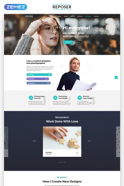 Kit Graphique #69705 Landing Page Divers Modles Web - Logo template Preview