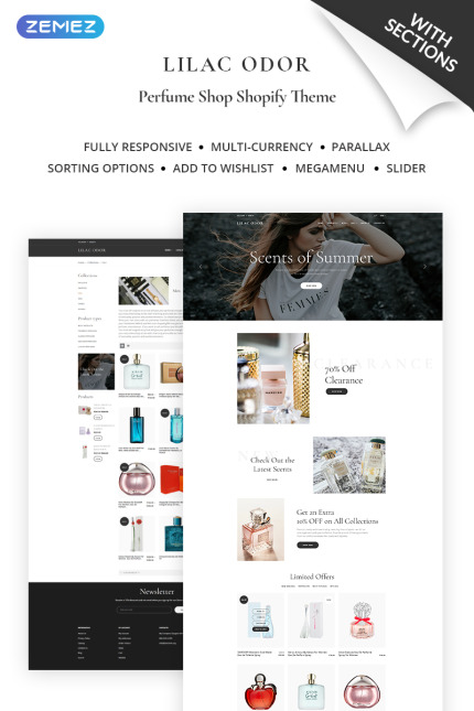 Kit Graphique #69708 Parfum Cosmetiques Divers Modles Web - Logo template Preview