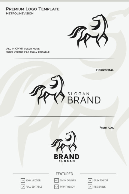 Kit Graphique #69740 Animals Beauty Divers Modles Web - Logo template Preview
