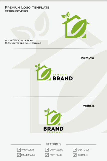 Kit Graphique #69751 Botany Branch Divers Modles Web - Logo template Preview