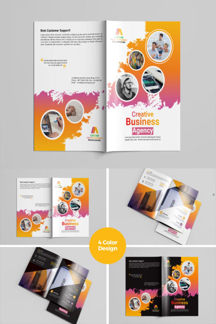 Kit Graphique #69768 A4 Agency Divers Modles Web - Logo template Preview