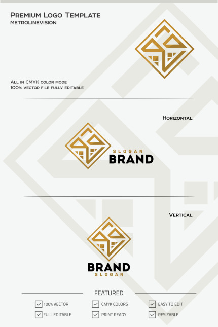 Kit Graphique #69799 Agence Brand Divers Modles Web - Logo template Preview