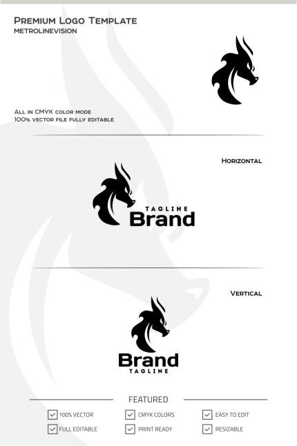 Kit Graphique #69816 Animal Animal Divers Modles Web - Logo template Preview