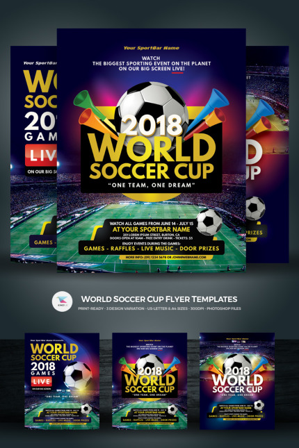 Kit Graphique #69824 Soccer Football Divers Modles Web - Logo template Preview