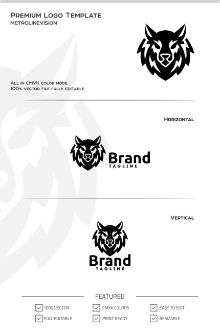 Kit Graphique #69840 Animal Animal Divers Modles Web - Logo template Preview
