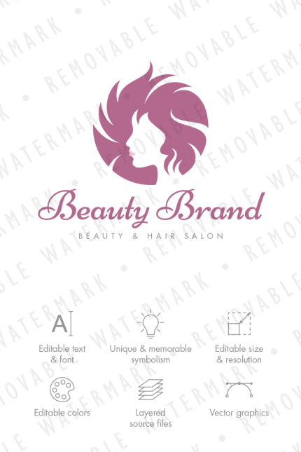 Kit Graphique #69938 Beauty Woman Divers Modles Web - Logo template Preview