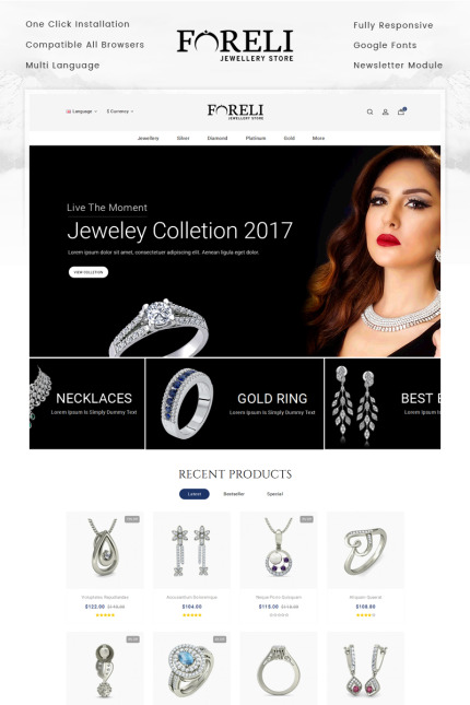 Kit Graphique #70020 Jewelry Diamond Divers Modles Web - Logo template Preview