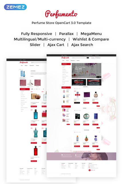 Kit Graphique #70056 Parfum Cosmtiques Divers Modles Web - Logo template Preview