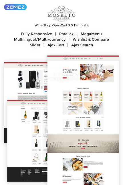 Kit Graphique #70065 Wine Food Divers Modles Web - Logo template Preview