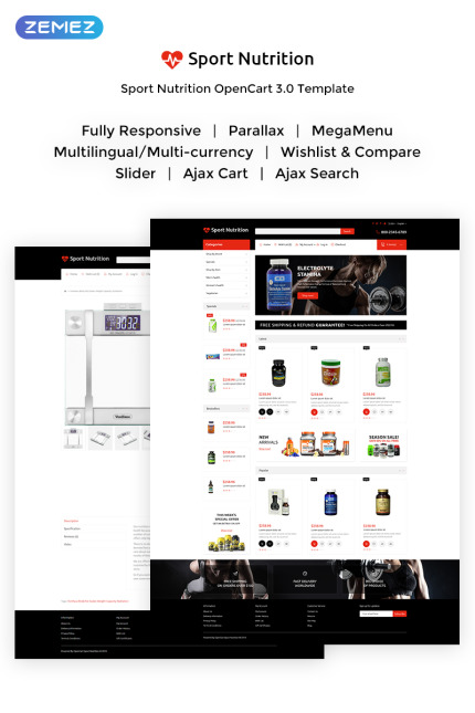 Kit Graphique #70072 Sport Nutrition Divers Modles Web - Logo template Preview