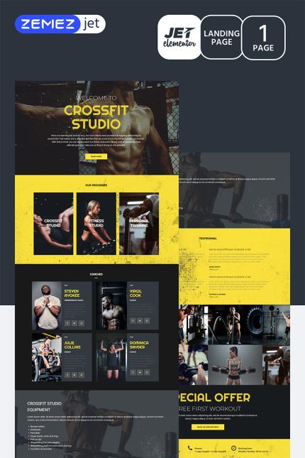 Kit Graphique #70144 Sport Crossfit Divers Modles Web - Logo template Preview