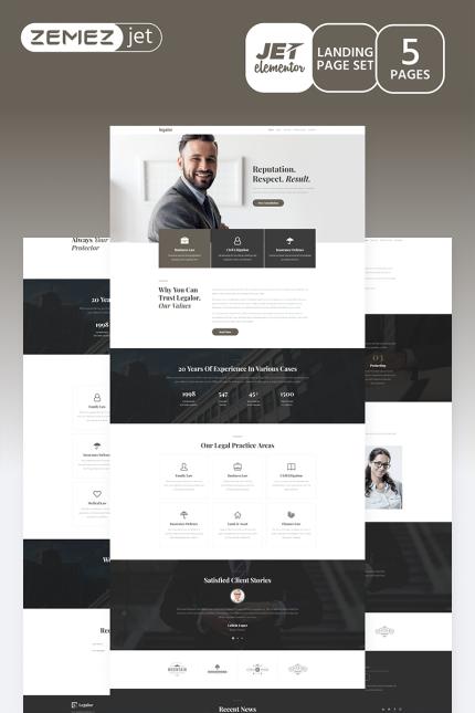 Kit Graphique #70185 Lawyer Attorney Divers Modles Web - Logo template Preview