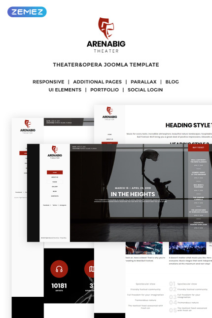 Kit Graphique #70284 Theater Opera Divers Modles Web - Logo template Preview