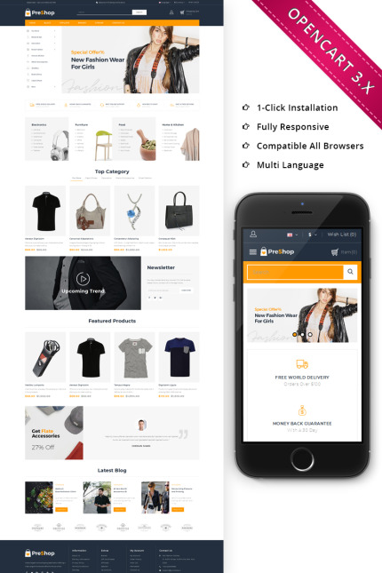Kit Graphique #70292 Opencart Responsive Divers Modles Web - Logo template Preview