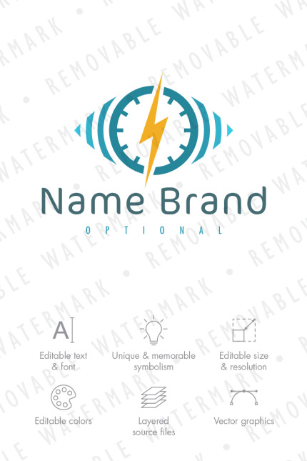Kit Graphique #70299 Eye Alarm Divers Modles Web - Logo template Preview