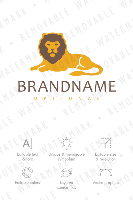 Kit Graphique #70300 Animal Lion Divers Modles Web - Logo template Preview
