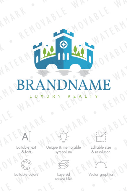 Kit Graphique #70371 Hotel Chateau Divers Modles Web - Logo template Preview