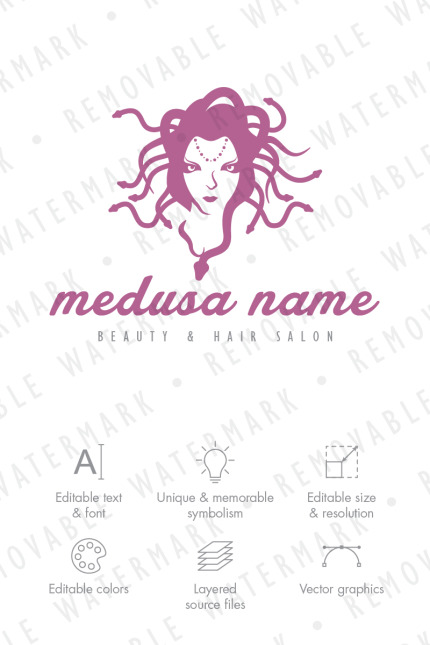 Kit Graphique #70372 Beauty Snake Divers Modles Web - Logo template Preview