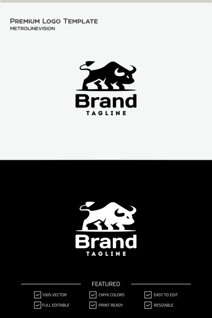 Kit Graphique #70455 Taureau Logo Divers Modles Web - Logo template Preview