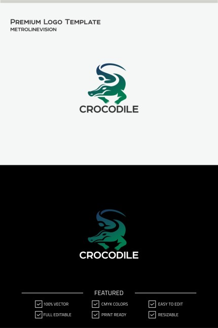 Kit Graphique #70456 Alligator Animal Divers Modles Web - Logo template Preview
