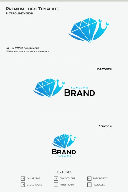 Kit Graphique #70466 Diamant Mode Divers Modles Web - Logo template Preview