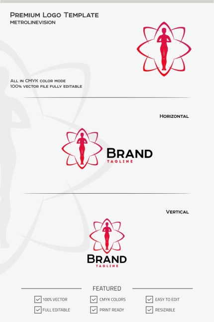 Kit Graphique #70470 Mditation Nirvana Divers Modles Web - Logo template Preview