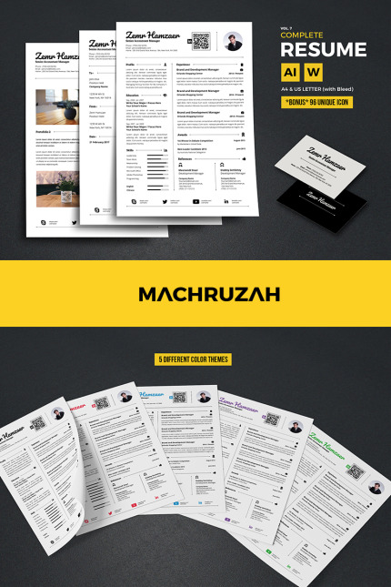 Kit Graphique #70482 Resume Template Divers Modles Web - Logo template Preview