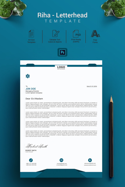 Kit Graphique #70517 Business Letterhead Divers Modles Web - Logo template Preview