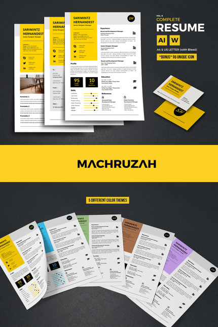 Kit Graphique #70535 Resume Template Divers Modles Web - Logo template Preview