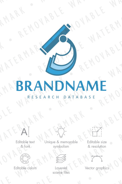 Kit Graphique #70554 Science Microscope Divers Modles Web - Logo template Preview