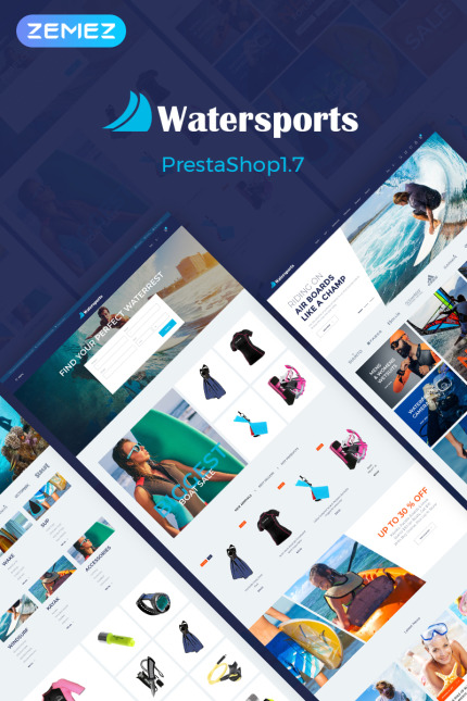 Kit Graphique #70624 Watersports Sport Divers Modles Web - Logo template Preview