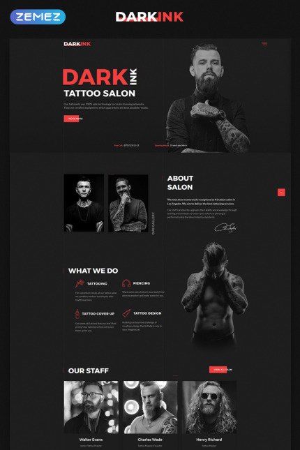 Kit Graphique #70625 Tattoo Encre Divers Modles Web - Logo template Preview