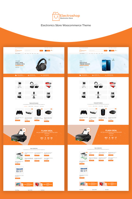 Kit Graphique #70666 Electroniques-theme Woocommerce-theme Divers Modles Web - Logo template Preview