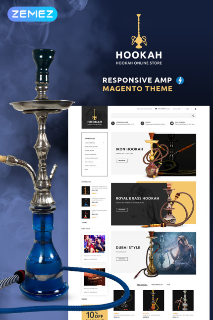 Kit Graphique #70673 Hookah Tobacco Divers Modles Web - Logo template Preview