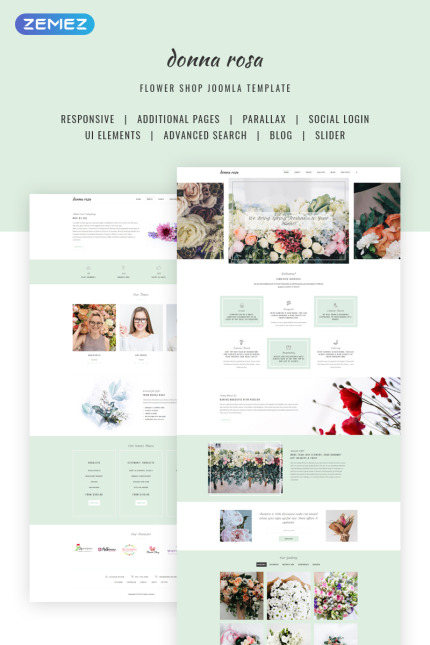 Kit Graphique #70690 Flower Flowers Divers Modles Web - Logo template Preview