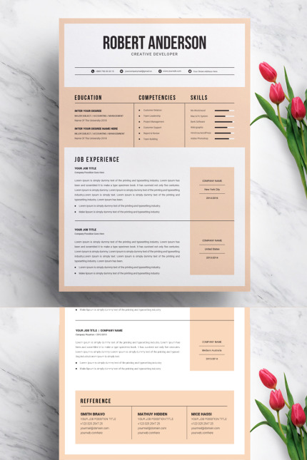 Kit Graphique #70716 Resume Template Divers Modles Web - Logo template Preview