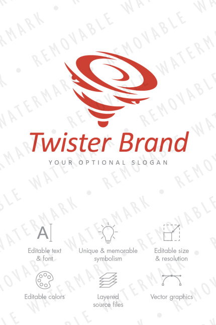 Kit Graphique #70918 Mascot Twister Divers Modles Web - Logo template Preview