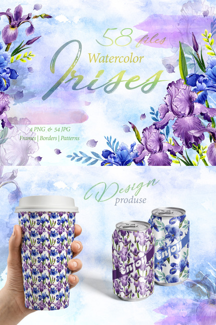 Kit Graphique #70948 Watercolor Illustration Divers Modles Web - Logo template Preview