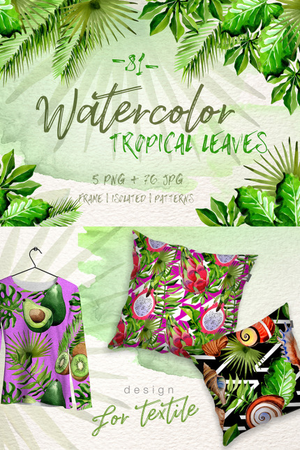 Kit Graphique #70949 Watercolor Illustration Divers Modles Web - Logo template Preview