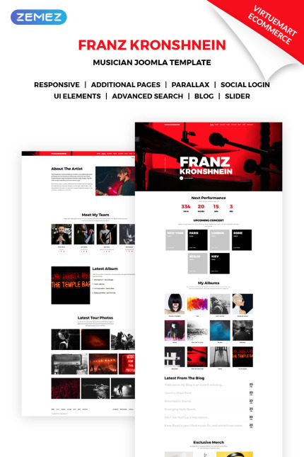 Kit Graphique #70965 Artist Band Divers Modles Web - Logo template Preview