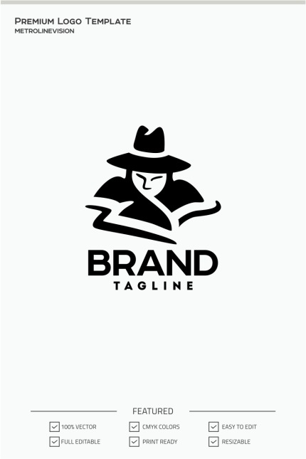 Kit Graphique #70987 Detective Black Divers Modles Web - Logo template Preview