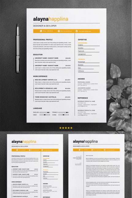 Kit Graphique #71030 Simple Cv Divers Modles Web - Logo template Preview